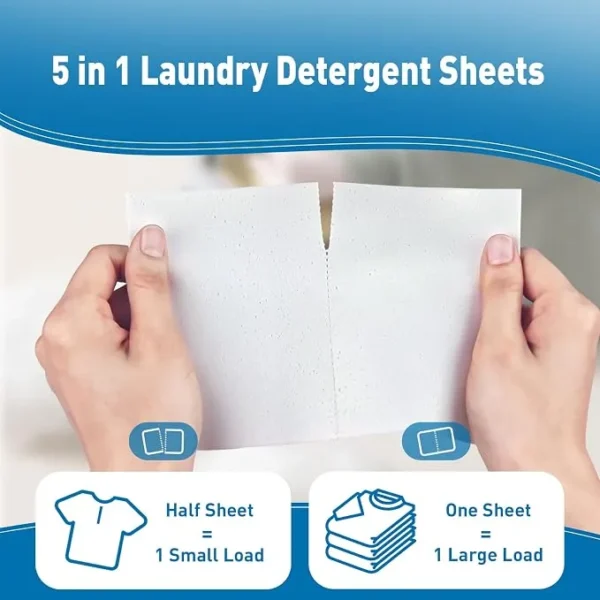YUCO Laundry Detergent Sheets – 80 Loads Eco-Friendly Liquidless Washer Sheets, Plastic-Free & Hypoallergenic (Fresh & Forest Scent) - Image 10