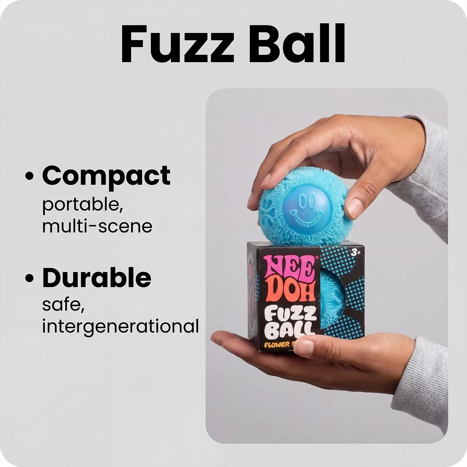 Plush velvet wonder waves texture fuzz ball