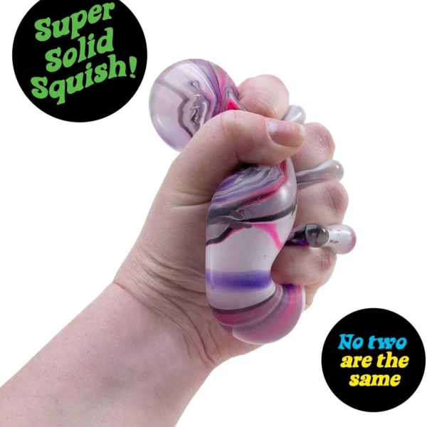 NeeDoh Nice Cube Swirl – Schylling Super Solid Squish Squeeze Sensory Stress Toy 2.25" (1 Random Color - Image 5