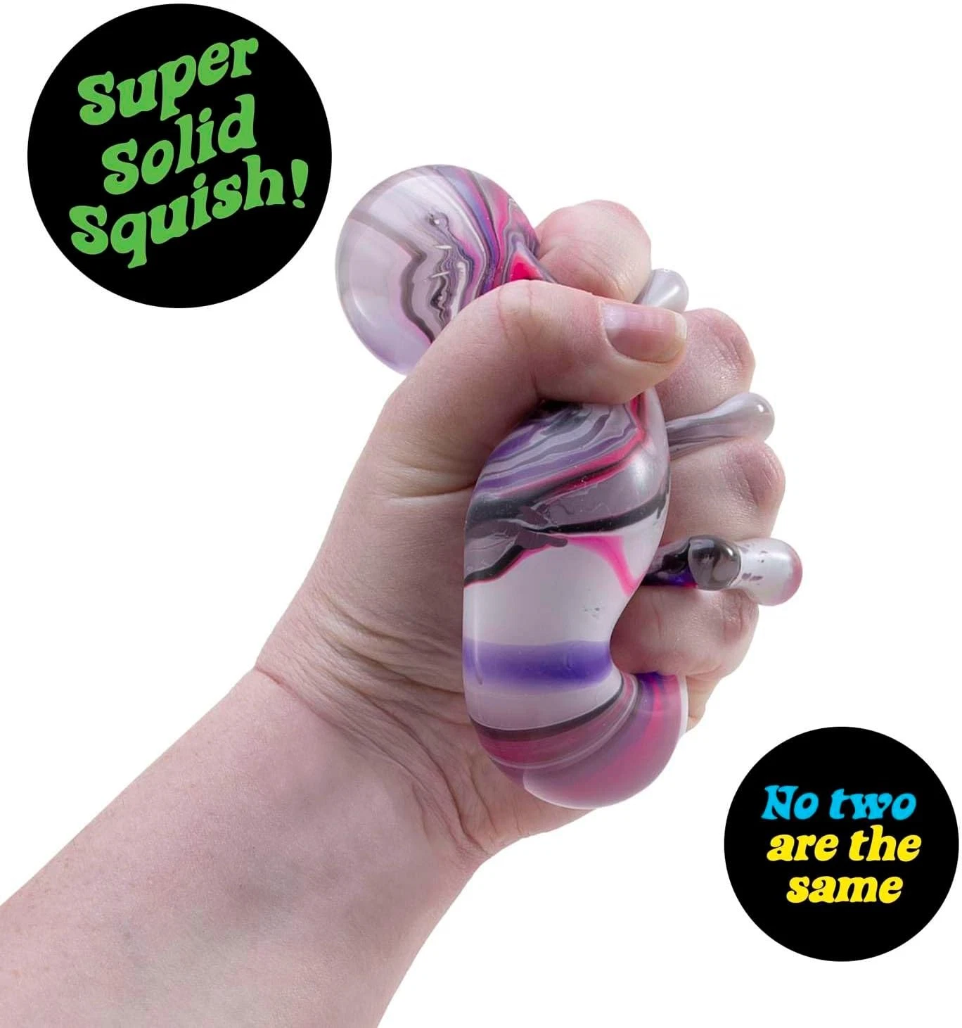 Super solid squish squeeze cube toy