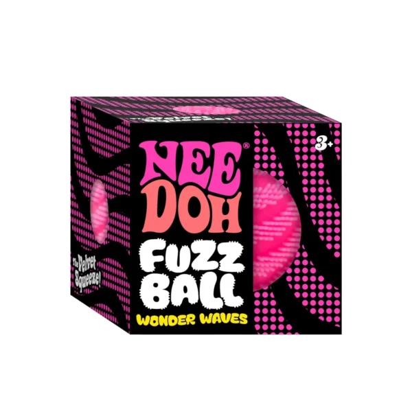 NeeDoh Fuzz Ball Wonder Waves – Schylling Velvet Sensory Squeeze Toy, Soft Cloud Squish 2.25" (Ages 3+) - Image 8