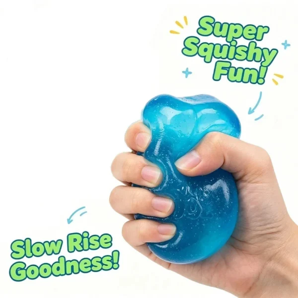 NeeDoh Nice Ice Baby 4-Pack – Schylling Mini Ice Cube Super Solid Squish Sensory Stress Toys (Assorted Colors, Ages 3+ - Image 6