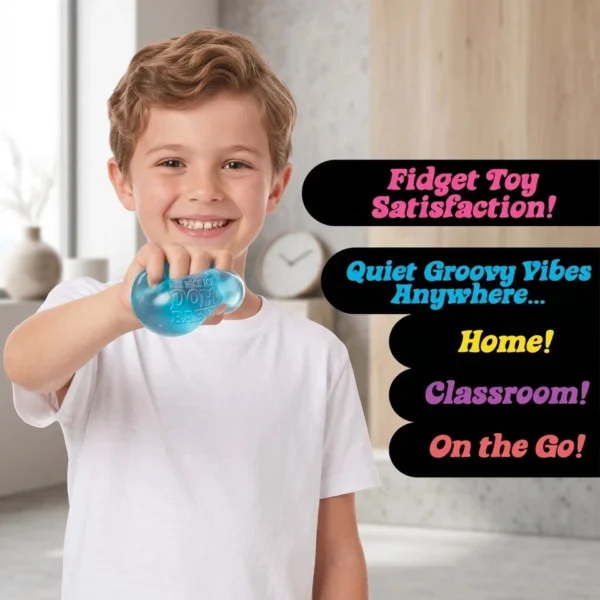 NeeDoh Nice Ice Baby 4-Pack – Schylling Mini Ice Cube Super Solid Squish Sensory Stress Toys (Assorted Colors, Ages 3+ - Image 9