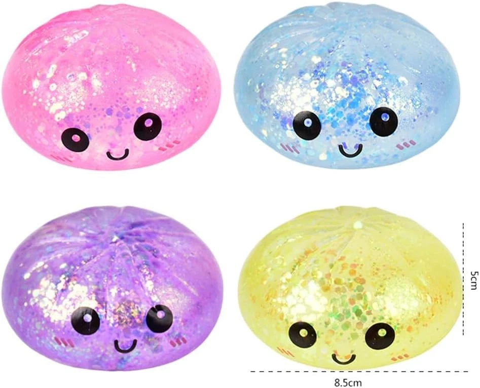 Mystery box surprise reveal glitter dumpling