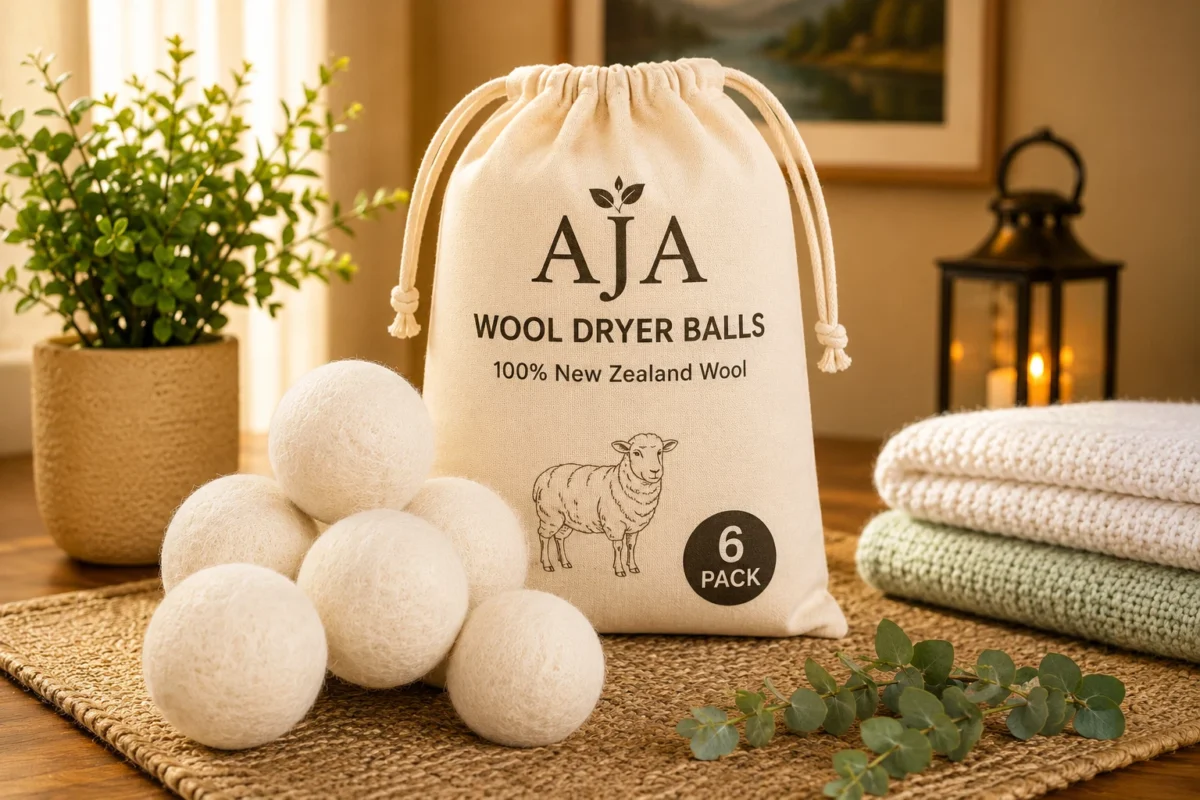 XL Wool Dryer Balls 6-Pack – 100% New Zealand Wool, Reusable Natural Fabric Softener & Dryer Sheet Alternative - Image 7
